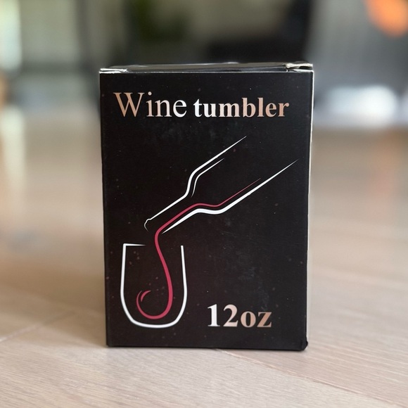 NWT Stainless Steel Red Wine Tumbler - Picture 3 of 5